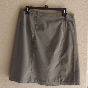 Coolibar Medium Wrap Skirt Olive Green w/ UPF 50 protection